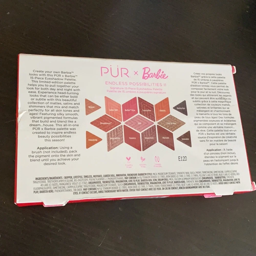 PUR X Barbie Endless‎ Possibilities 11 Eyeshadow